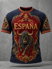 Men's España Print Casual Tee