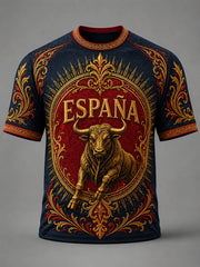 Men's España Print Casual Tee