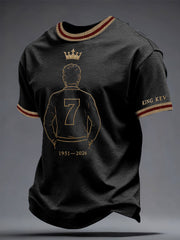 Men's Rip King Kev 7 England Football Lover Printed T-shirt