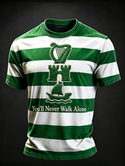 Men's football Lover Celtic Printed short sleeves t-shirt