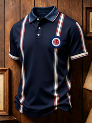 Men's Mods Culture UK Music Lover Business Style Printed polo shirt
