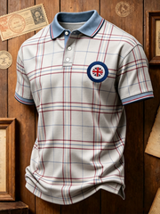Men's Mods Culture UK Music Lover Business Style Printed polo shirt