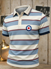 Men's Mods Culture UK Music Lover Business Style Printed polo shirt