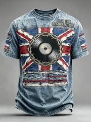Men's Mods Culture UK Music Lover Printed short sleeves t-shirt