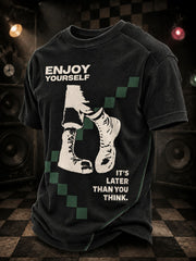 Men's Ska Revival Style Printed T-shirt