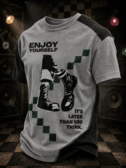 Men's Ska Revival Style Printed T-shirt