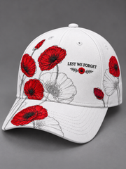 Unisex Remembrance Day Lest We Forget Hat
