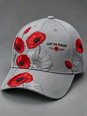 Unisex Remembrance Day Lest We Forget Hat