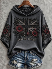 Women's Lest We Forget Print Sweater
