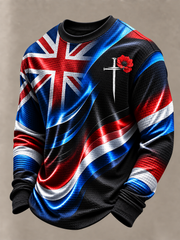 Men's Remembrance Day Waffle Sweatshirt