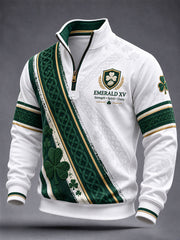 Men's Rugby Lovers Printed Zip-Up Hoodie