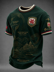 Men's Welsh Dragon Printed T-shirt