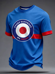 Men's Scotland Football Lover Printed T-Shirt
