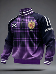 Men's UK Football Lover Scotland Printed Printed Sweatshirt