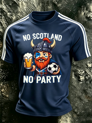 Men's UK Football Lover Scotland Printed short sleeve t-shirt