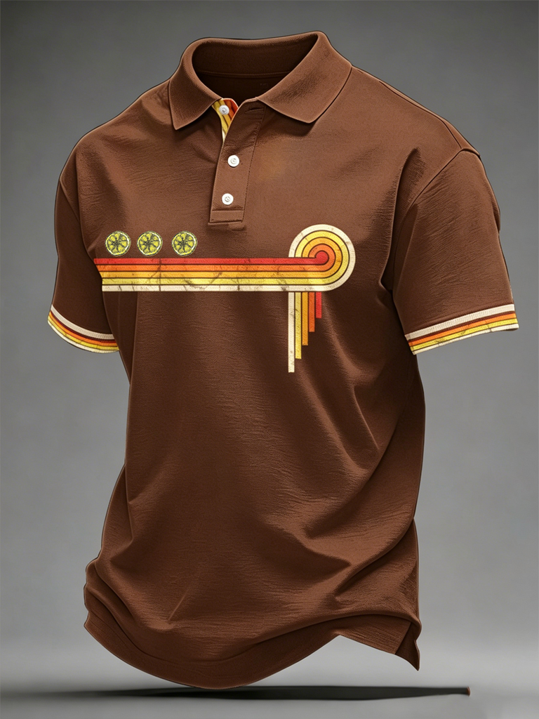 Men's Retro polo shirt – colourlions