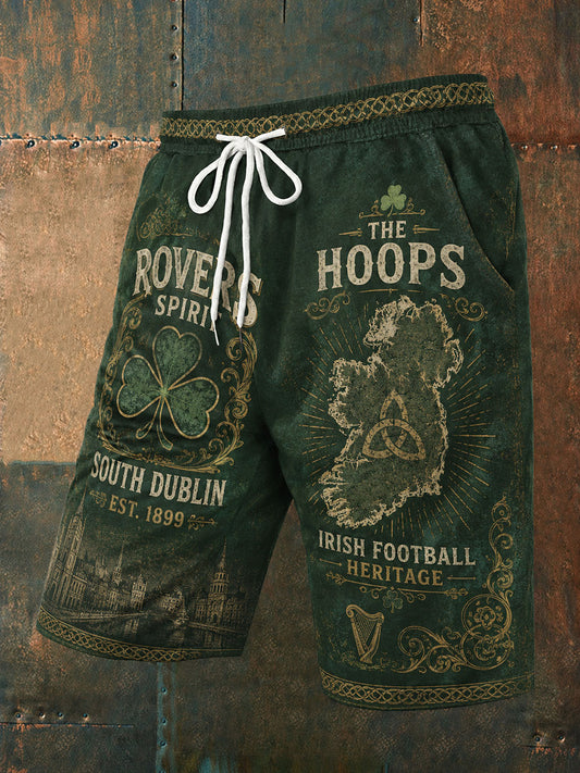 men's Rovers Spirit Shamrock Football Shorts