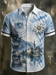 Men's Bayern Printed Short Sleeve Shirt