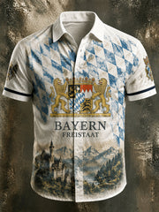 Men's Bayern Printed Short Sleeve Shirt