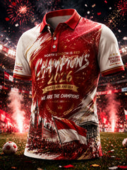 Men's Gift For Football Fans Print Casual Tee