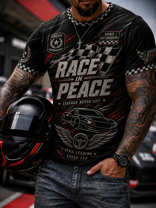 Men's Racing Legend Tribute Casual T-Shirt