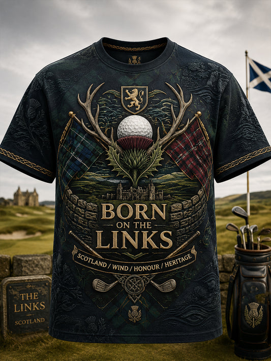 Men's Scotland Golf Lover Printed T-shirt