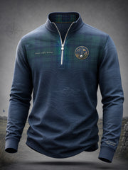 Men's Scotland Golf Lover Printed Casual Tops