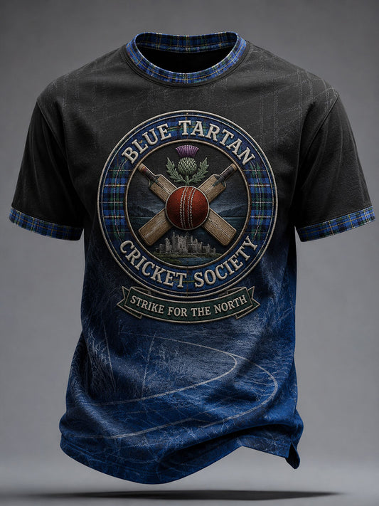 Men's Scotlandd Cricked Lover Printed T-shirt