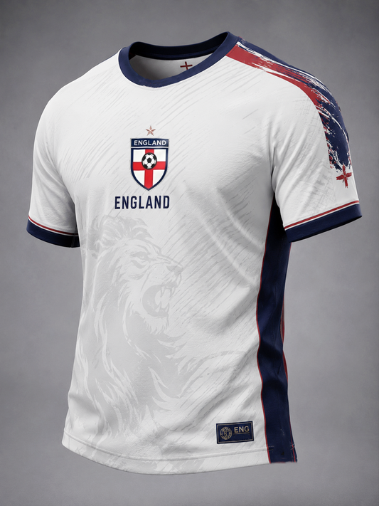Men's UK Football Lover England Printed short sleeve t-shirt