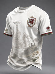 Men's Welsh Dragon Printed T-shirt