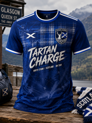 Men's UK Football Lover Scotland Printed short sleeves t-shirt