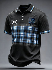 Men's Scotland Western Rugby Lover Printed Casual Tops