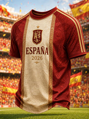 Men's Gift For Football Fans Print Casual Tee