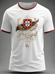 Men's Portuguese Football Printed T-shirt