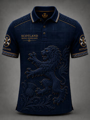 Men's Scotland Art Printed Short Sleeve Top
