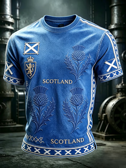 Men's Scotland Printed short sleeves t-shirt