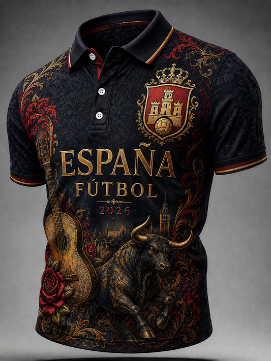 Men's Spain Futbol Fan 2026 Shirt