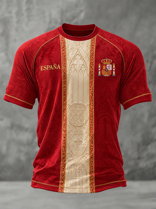 Men's Gift For Football Fans Print Casual Tee