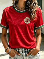 Women's MOROCCO Printed short-sleeved T-shirt