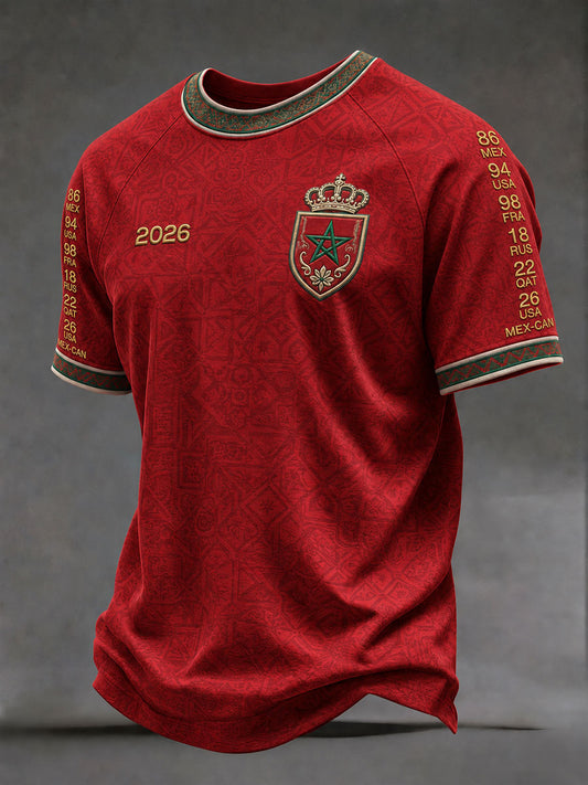Men's Moroccan Football T-shirts