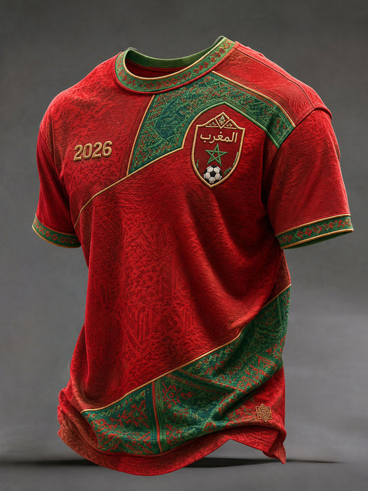 Men's Moroccan Football T-shirts