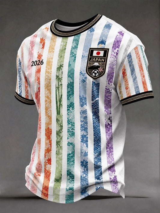 Men's Japanese Football Flame T-Shirts