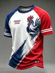Men's France Football 2026 Short Sleeve T-shirt