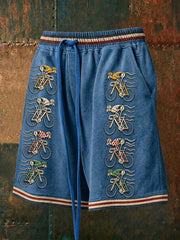 Men's Skeleton Bicycle Shorts