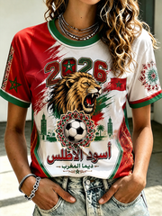Women's MOROCCO Printed short-sleeved T-shirt