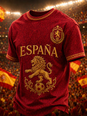 Men's Gift For Football Fans Print Casual Tee