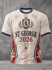Men's UK Football Lover England Printed short sleeve t-shirt