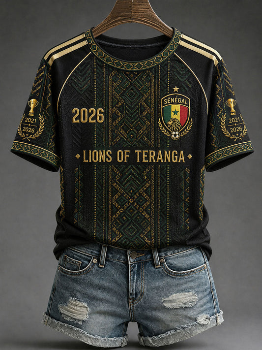 Women's 2026 Senegal Football T-shirts