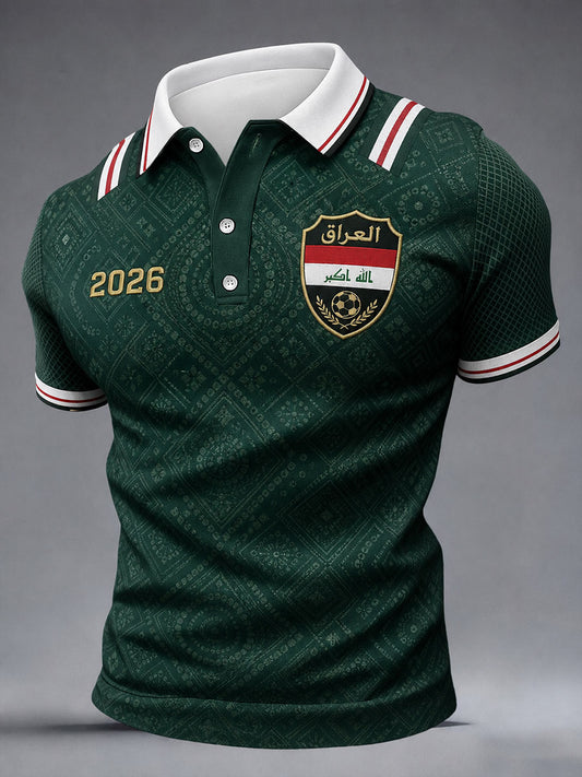 Men's 2026 Iraq Football Tops
