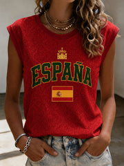 Women's Spain Football Vests